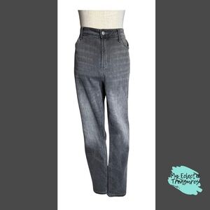 Old Navy Grey Wash Rockstar Skinny High Rise Jeans Sleek Fit Size 14